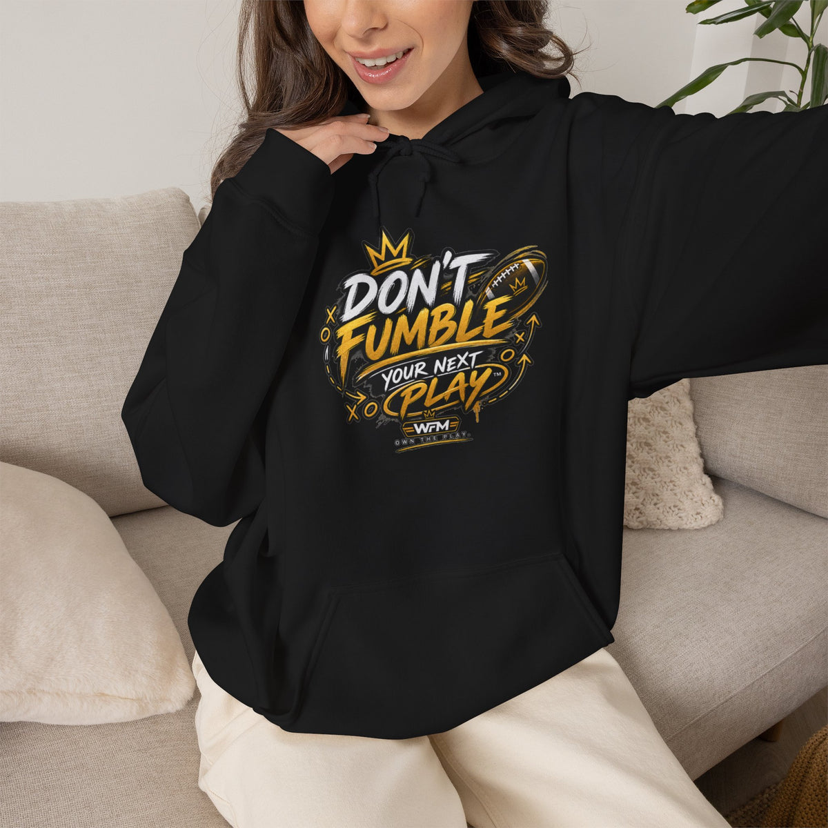 Don’t Fumble Your Next Play™ Women's Hoodie — Who Fumbled Me?™