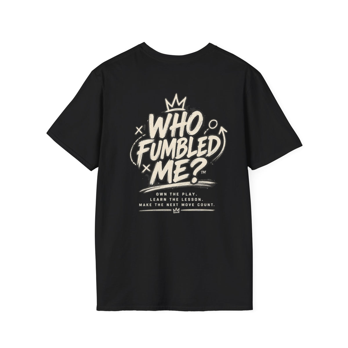 Who Fumbled Me?™ Men’s Graphic Tee — Signature Black T-Shirt
