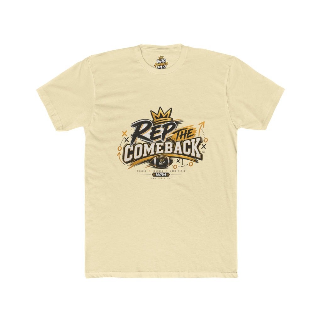 Rep The Comeback™ Men's Graphic Tee — Who Fumbled Me?™ Lightweight Tee