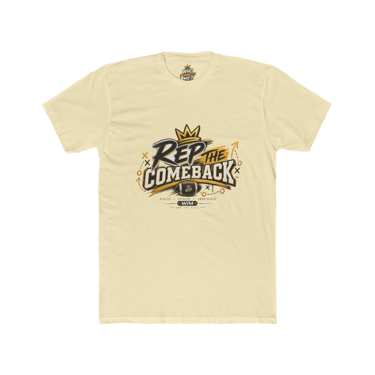 Rep The Comeback™ Men's Graphic Tee — Who Fumbled Me?™ Lightweight Tee