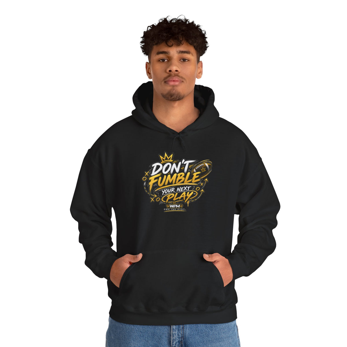 Don’t Fumble™ Men's Hoodie — Who Fumbled Me?™ Graphic Pullover