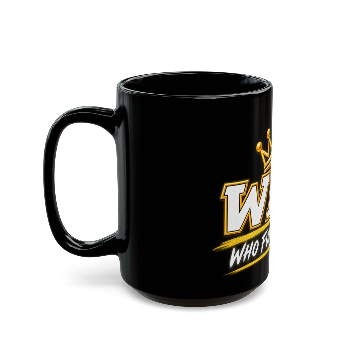 Who Fumbled Me?™ WFM Crown Mug - Official Comeback Club Black Coffee Mug